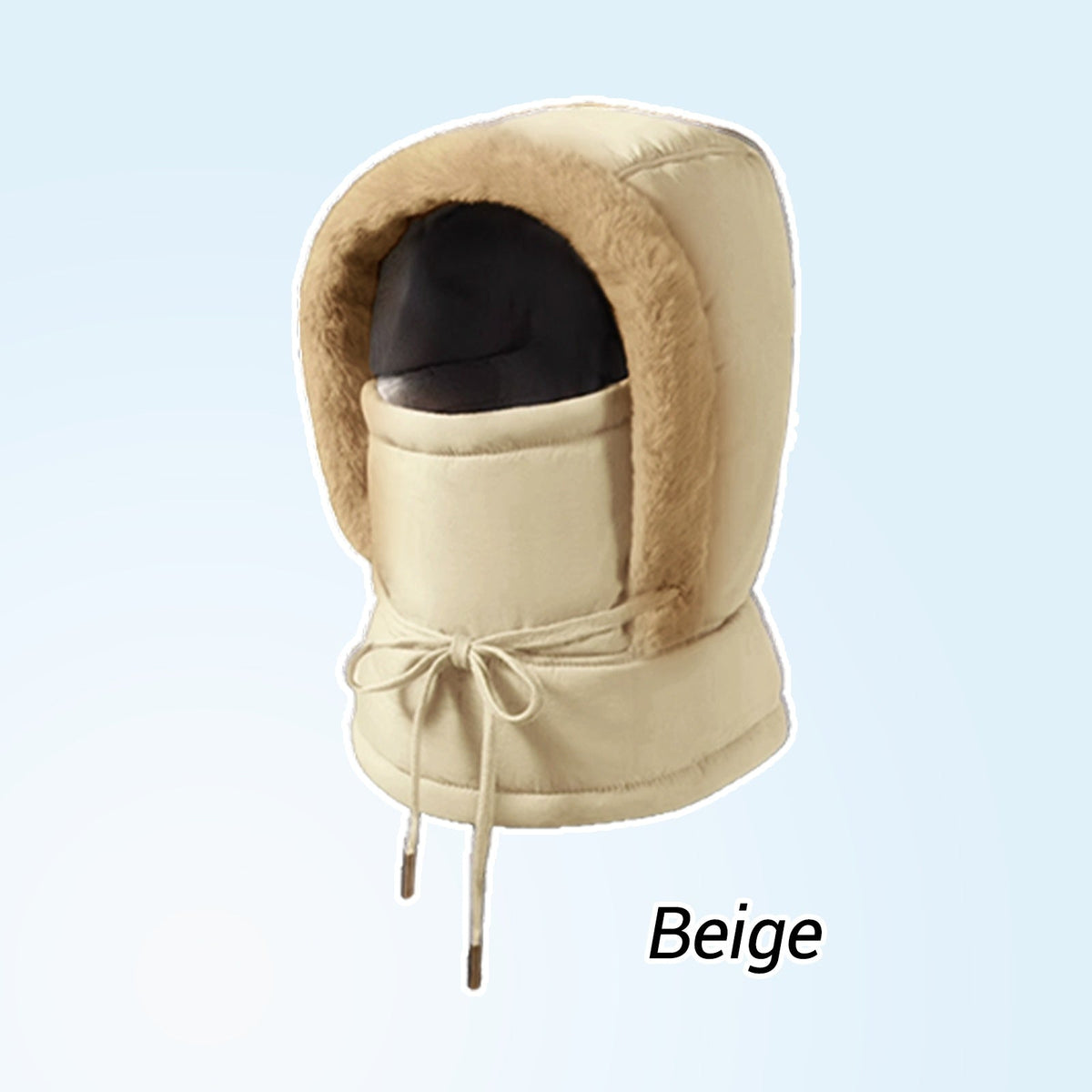 🖤Black Friday Sale:50% OFF🖤❄️Plush-lined Thickened Thermal Hat with Face Mask