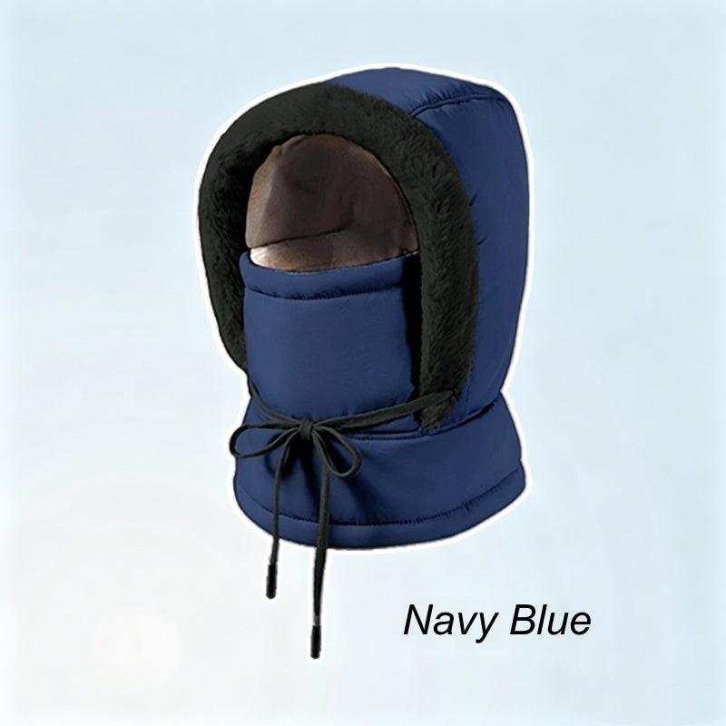 🖤Black Friday Sale:50% OFF🖤❄️Plush-lined Thickened Thermal Hat with Face Mask