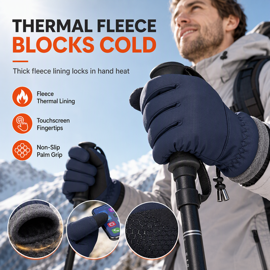 ❄️Winter Thermal Gloves for Men and Women Windproof Cold Resistant Touchscreen Non Slip Gloves for Cycling