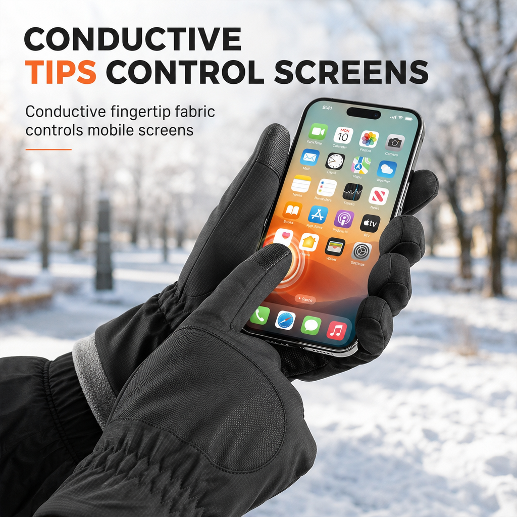 ❄️Winter Thermal Gloves for Men and Women Windproof Cold Resistant Touchscreen Non Slip Gloves for Cycling