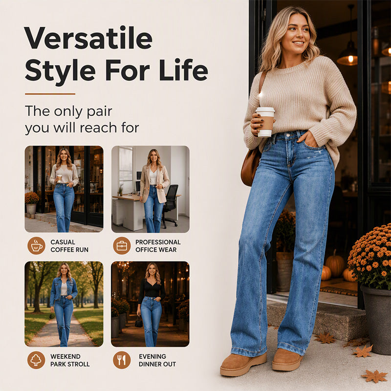 💖Black Friday Mega Deal – 50% off!💖 👖 Women's Casual Stretchy High-Waisted Jeans✨