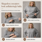 🧶Soft Knit, Multi-Color Versatile🍂 Women's Crewneck Knit Sweater – Stretch & Shape-Retaining, Six Autumn Shades | Easy to Pair with Denim, Boots & Skirts ✨