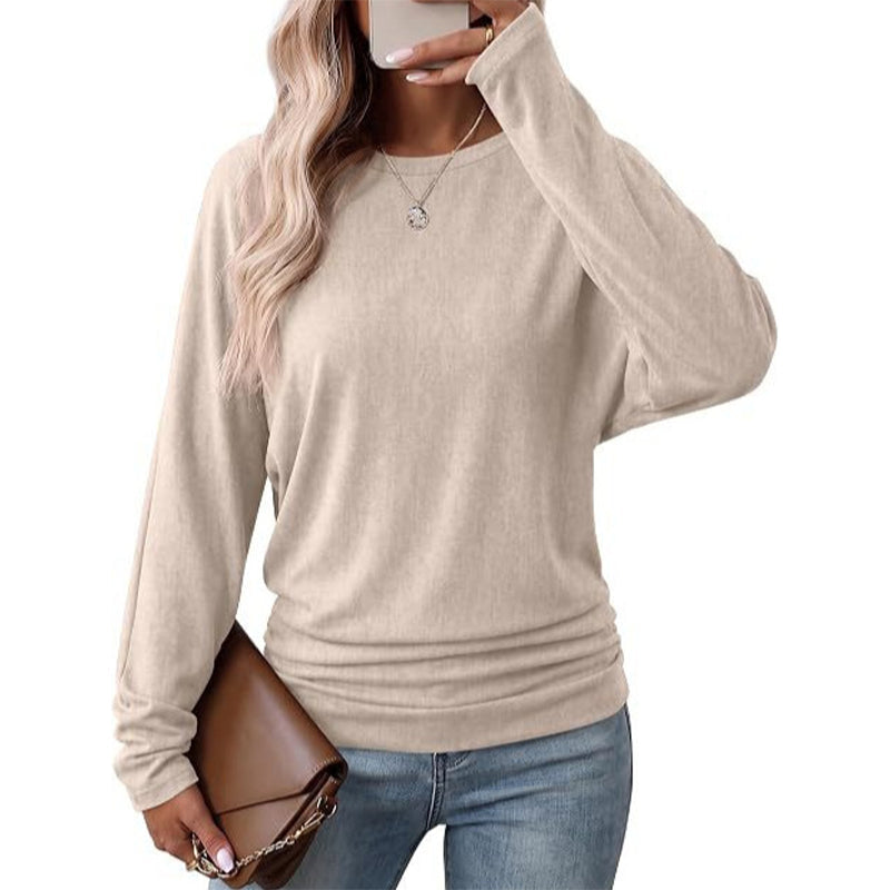 🧶Soft Knit, Multi-Color Versatile🍂 Women's Crewneck Knit Sweater – Stretch & Shape-Retaining, Six Autumn Shades
