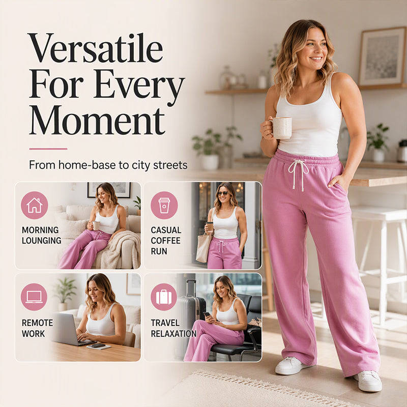 🖤Black Friday Sale:50% OFF🖤🏃‍♀️ Casual High-Waisted & Wide-Leg — Women’s Sweatpants 👖✨