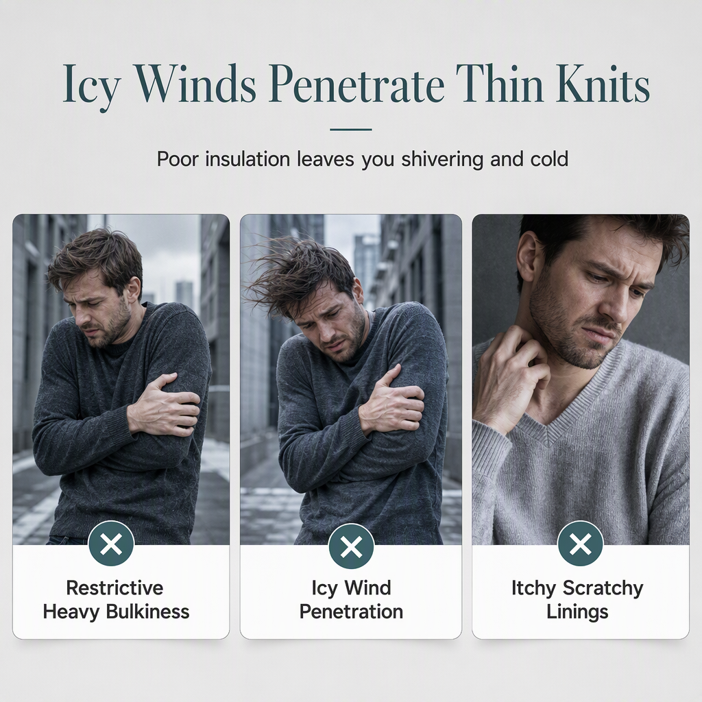🧢Hooded & Versatile, Modern Fit👕 Men's Hooded Fleece Plaid Sweater – Classic Hood & Modern Cut | Comfortable Movement, Everyday Style ✨