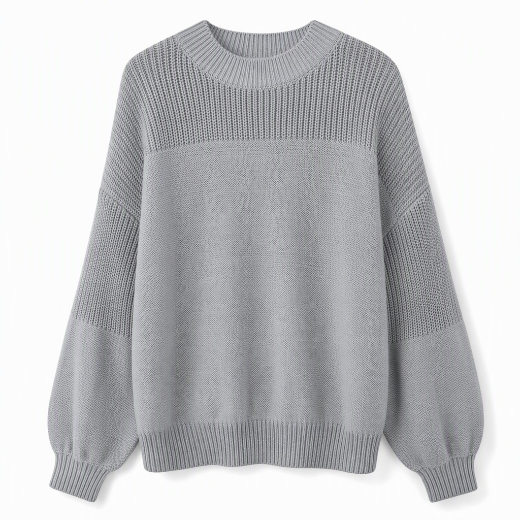 💖Black Friday Mega Deal – 50% off!💖🌸Women's Solid Color Knit Pullover Sweater
