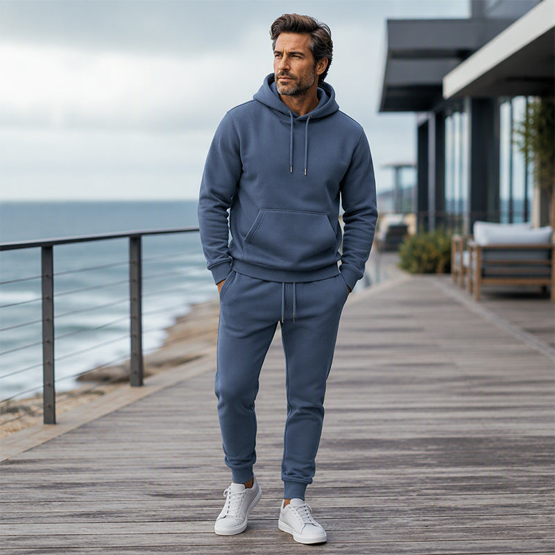 🖤Black Friday Sale:50% OFF🖤Men's Hooded Sweatshirt and Sweatpants Two-Piece Tracksuit Set