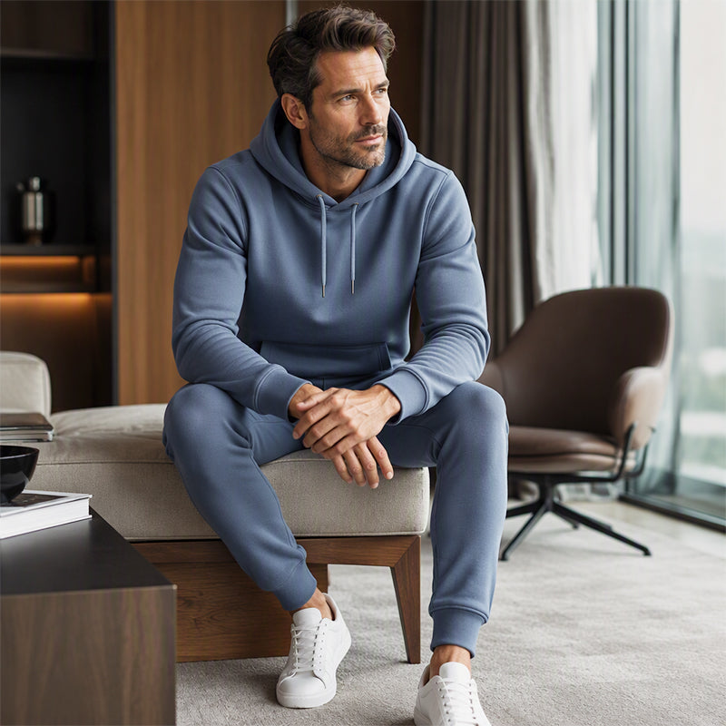 🖤Black Friday Sale:50% OFF🖤Men's Hooded Sweatshirt and Sweatpants Two-Piece Tracksuit Set