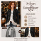 🖤Black Friday Sale:50% OFF🖤 Women's Notch Lapel Denim Jacket with Lace Hem