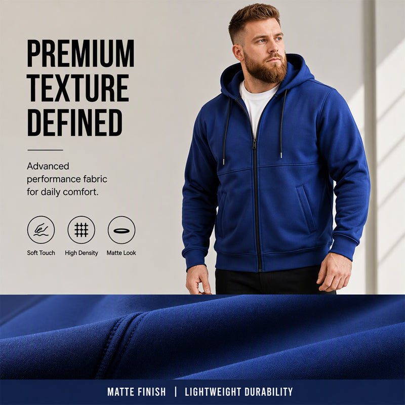 🖤Black Friday Sale:50% OFF🖤 Men's Casual Warm Zip Up Hooded Jacket