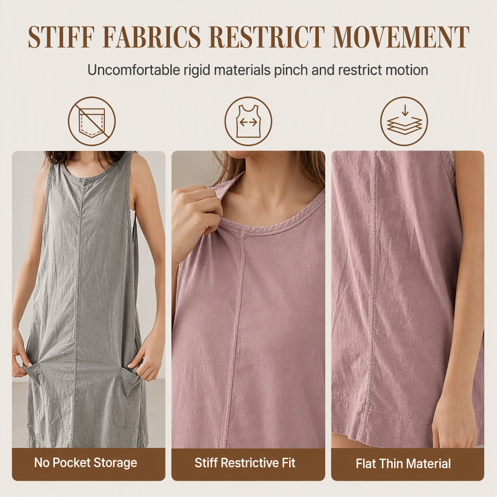 💖Black Friday Mega Deal – 50% off!💖Women's Casual Corduroy Sleeveless Tank Dress