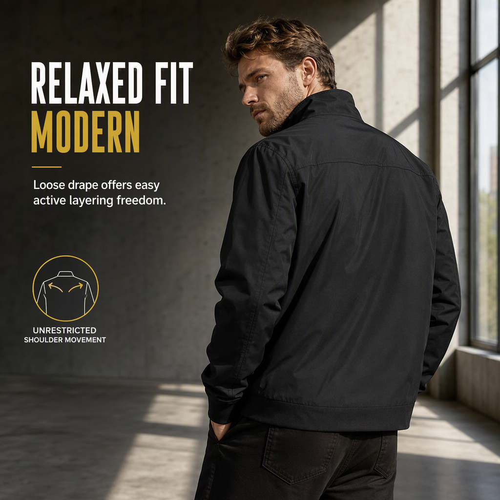🖤Black Friday Sale:50% OFF🖤 Men's Casual Stand Collar Bomber Jacket