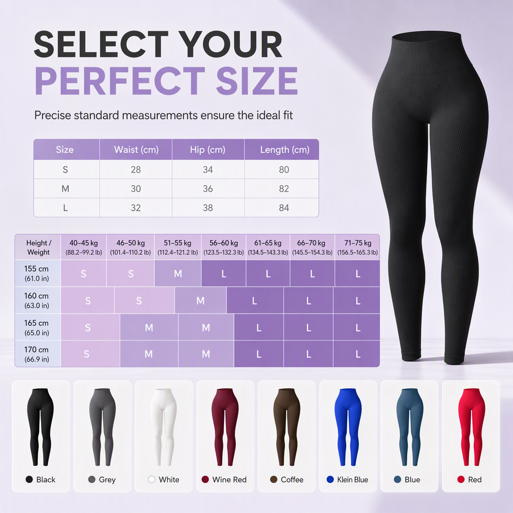 🖤Black Friday Sale:50% OFF🖤 🌺 High Waisted Seamless Ribbed Yoga Pants Workout Gym Leggings Athletic Tights