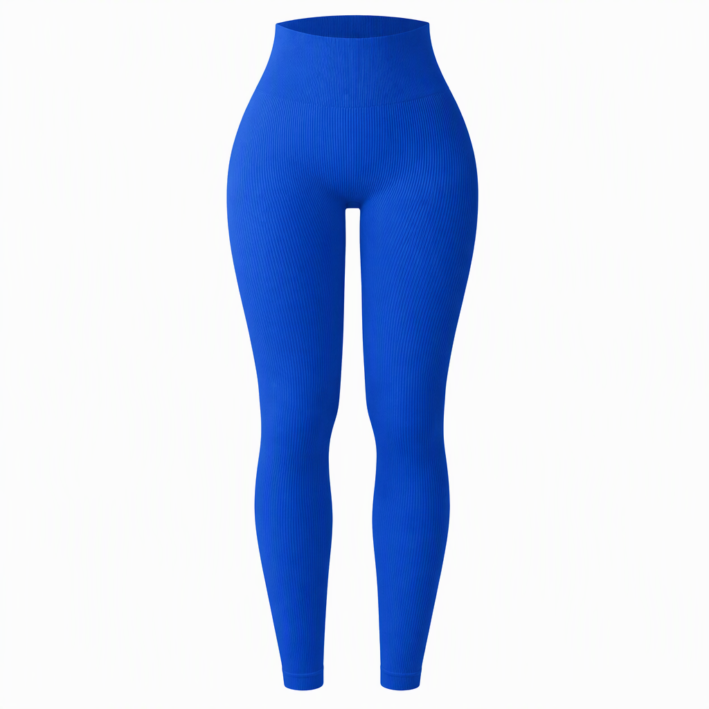 🖤Black Friday Sale:50% OFF🖤 🌺 High Waisted Seamless Ribbed Yoga Pants Workout Gym Leggings Athletic Tights