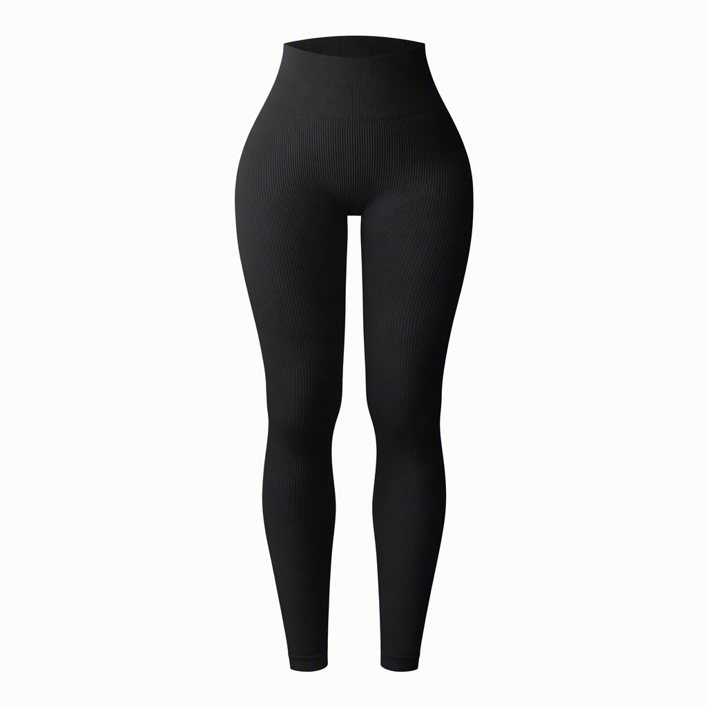 🖤Black Friday Sale:50% OFF🖤 🌺 High Waisted Seamless Ribbed Yoga Pants Workout Gym Leggings Athletic Tights