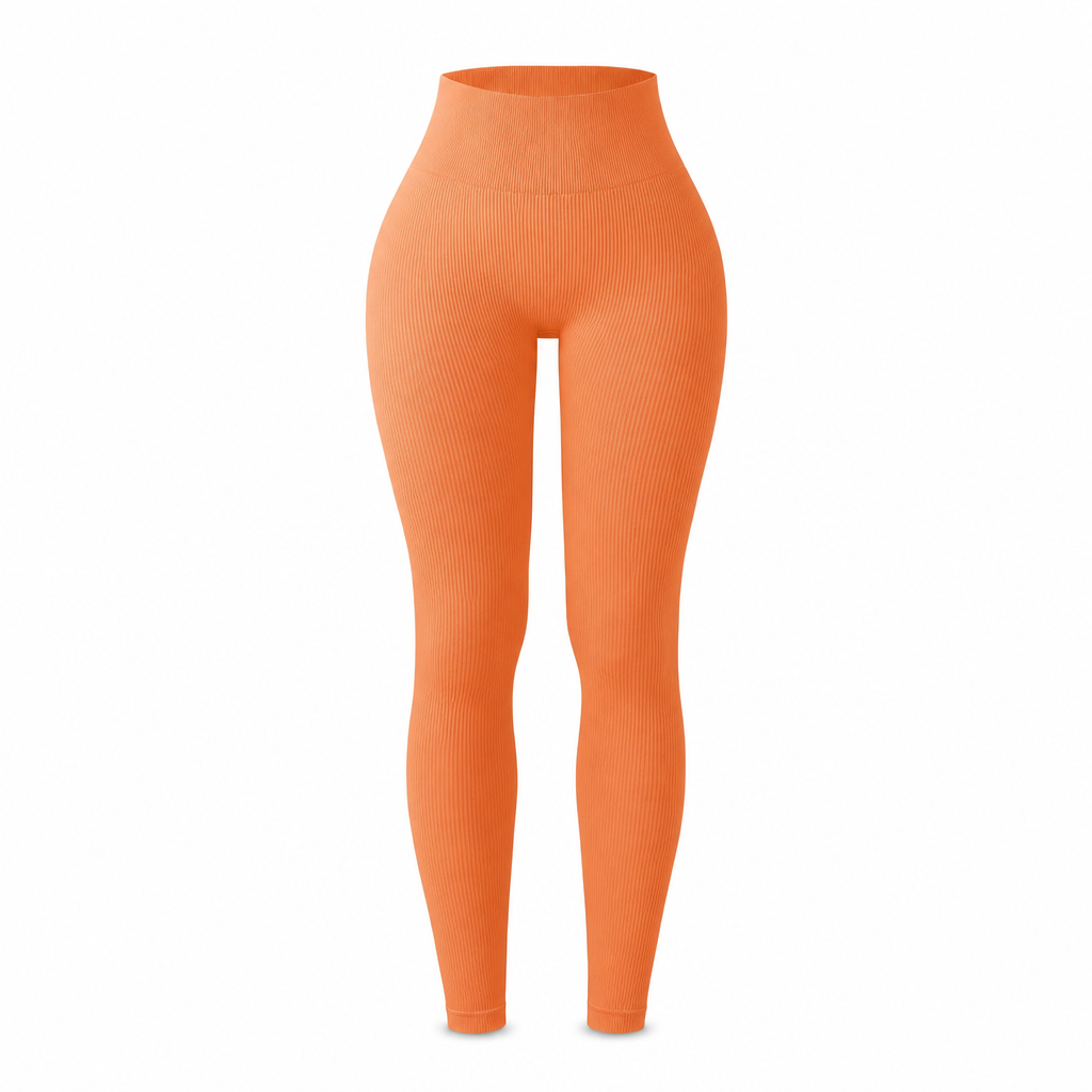 🖤Black Friday Sale:50% OFF🖤 🌺 High Waisted Seamless Ribbed Yoga Pants Workout Gym Leggings Athletic Tights