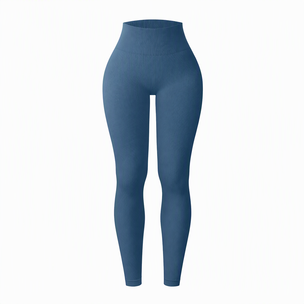 🖤Black Friday Sale:50% OFF🖤 🌺 High Waisted Seamless Ribbed Yoga Pants Workout Gym Leggings Athletic Tights