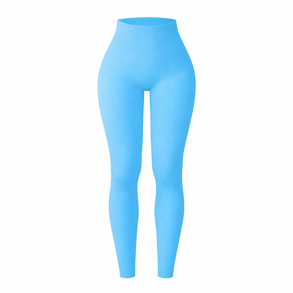 🖤Black Friday Sale:50% OFF🖤 🌺 High Waisted Seamless Ribbed Yoga Pants Workout Gym Leggings Athletic Tights