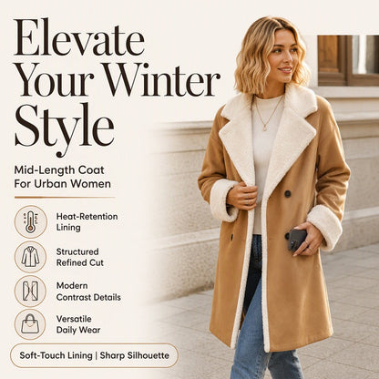 💖Black Friday Mega Deal – 50% off!💖 Women's Elegant Woollen Coat — Winter 🧥