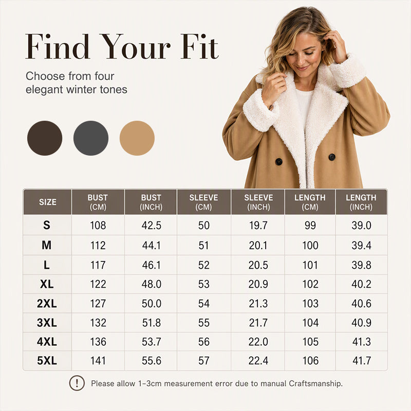 💖Black Friday Mega Deal – 50% off!💖 Women's Elegant Woollen Coat — Winter 🧥