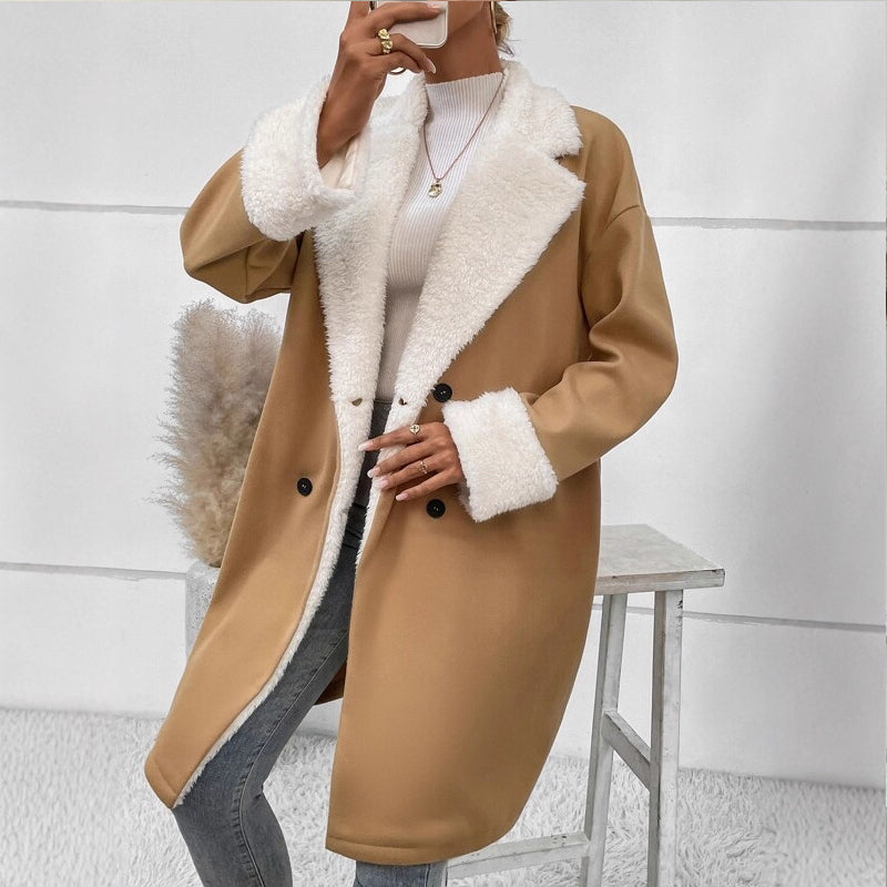 💖Black Friday Mega Deal – 50% off!💖 Women's Elegant Woollen Coat — Winter 🧥