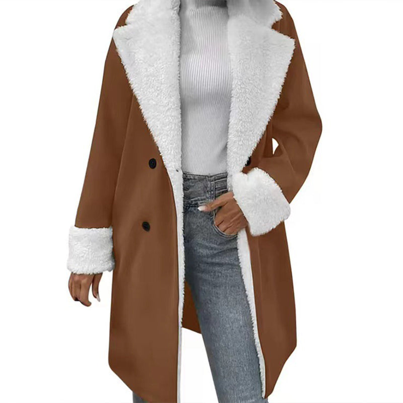 💖Black Friday Mega Deal – 50% off!💖 Women's Elegant Woollen Coat — Winter 🧥