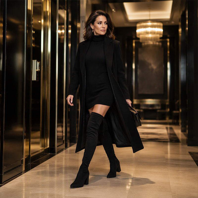 🖤Black Friday Sale:50% OFF🖤 😎 Women's Chic Over-The-Knee Boots