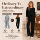 🔥🖤Black Friday Sale:50% OFF🖤👍✨Women's 2026 UK Ribbed Knit Top & Straight Pants Set