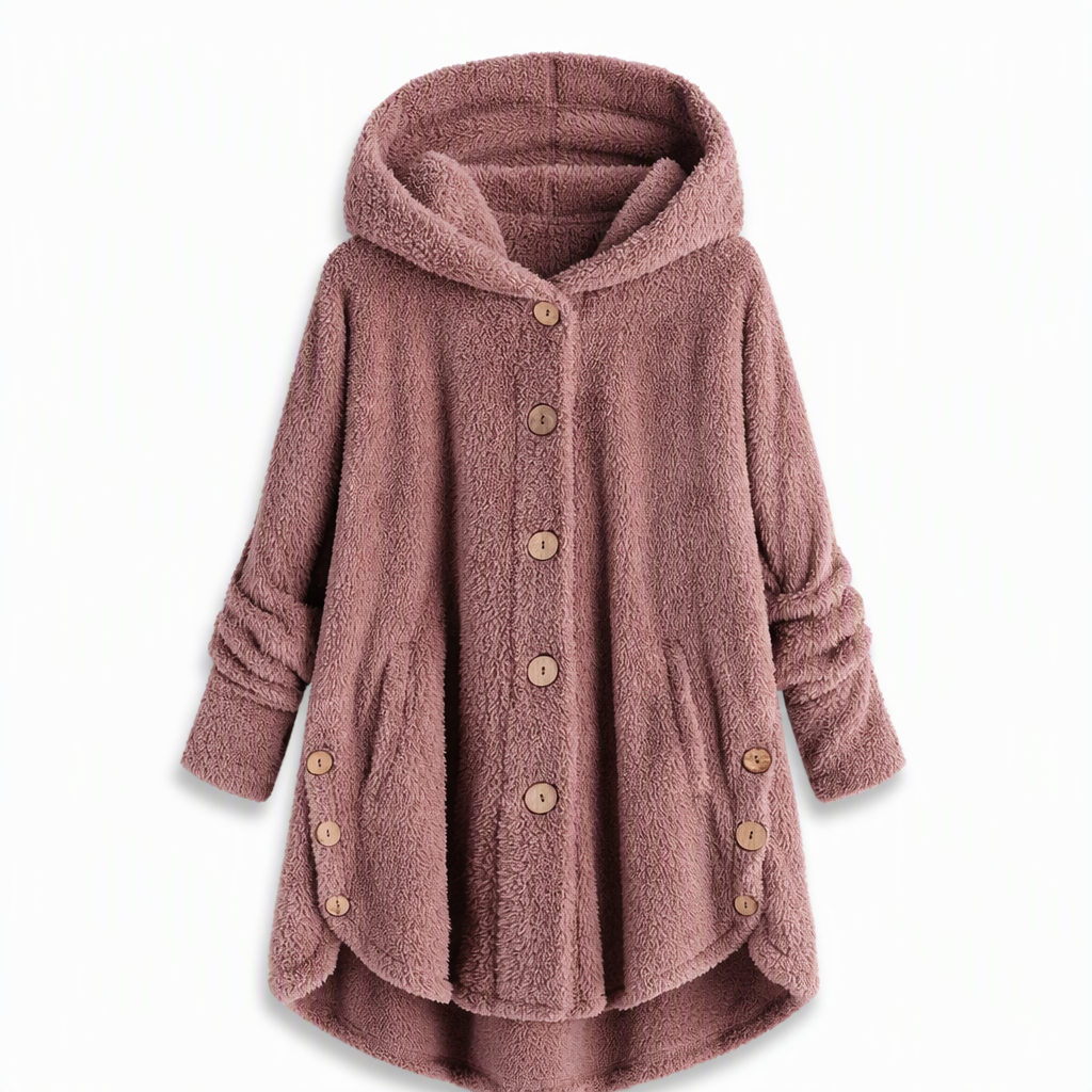 🖤Black Friday Sale:50% OFF🖤🌸Loose Plus-Size, Durable & Versatile🧥 Women's Fleece Hooded Coat