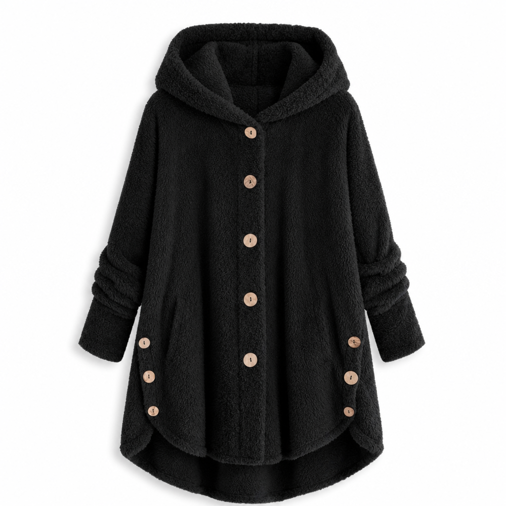 🖤Black Friday Sale:50% OFF🖤🌸Loose Plus-Size, Durable & Versatile🧥 Women's Fleece Hooded Coat