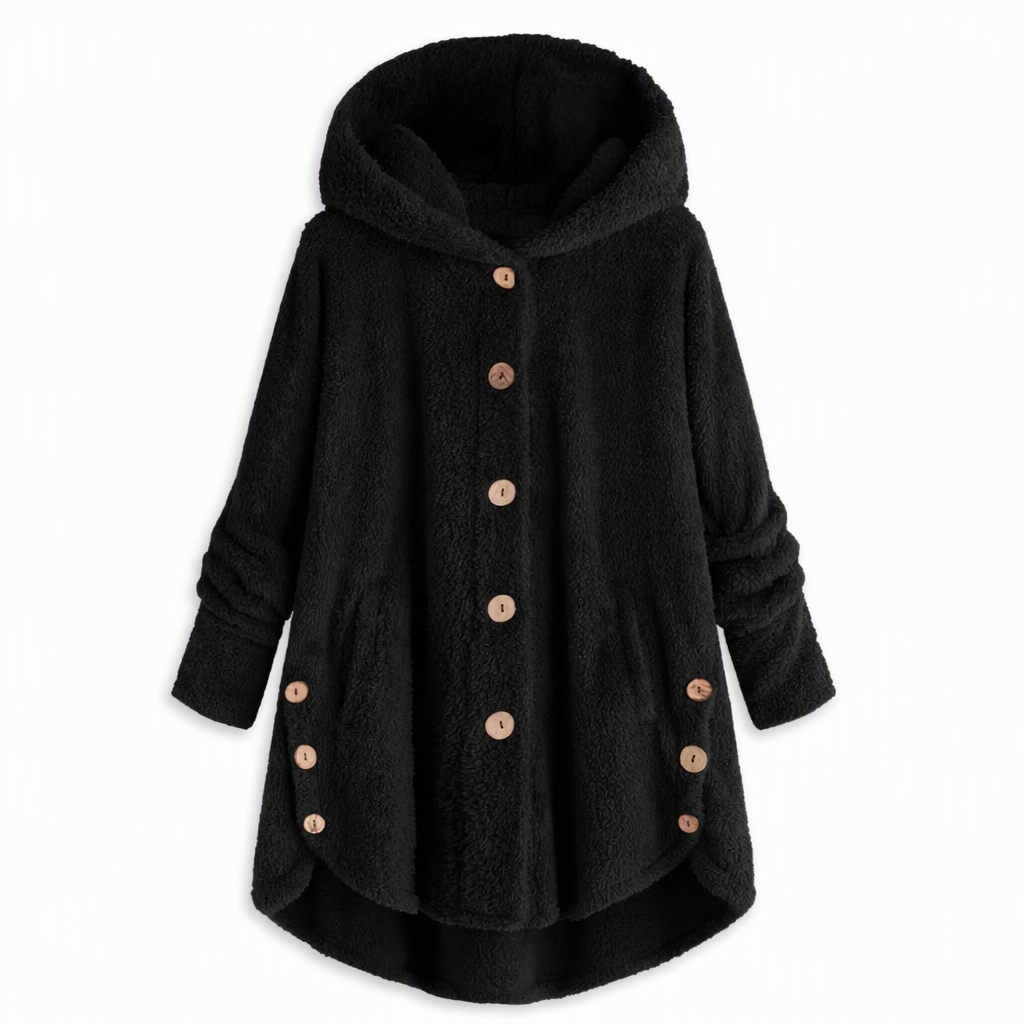 🖤Black Friday Sale:50% OFF🖤🌸Loose Plus-Size, Durable & Versatile🧥 Women's Fleece Hooded Coat