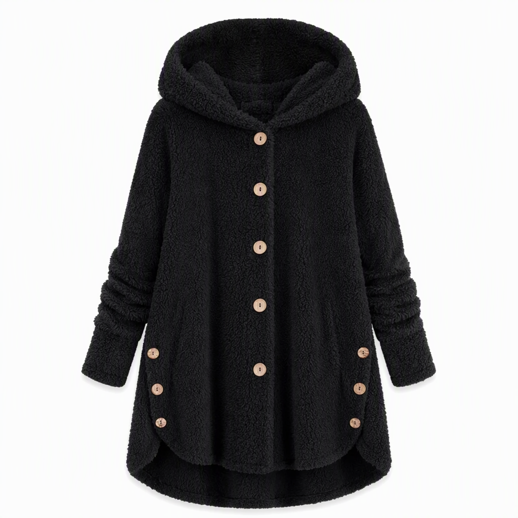 🖤Black Friday Sale:50% OFF🖤🌸Loose Plus-Size, Durable & Versatile🧥 Women's Fleece Hooded Coat