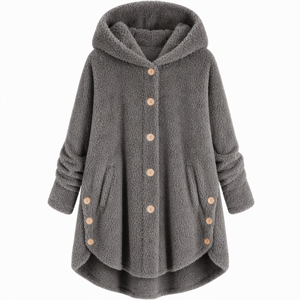 🖤Black Friday Sale:50% OFF🖤🌸Loose Plus-Size, Durable & Versatile🧥 Women's Fleece Hooded Coat