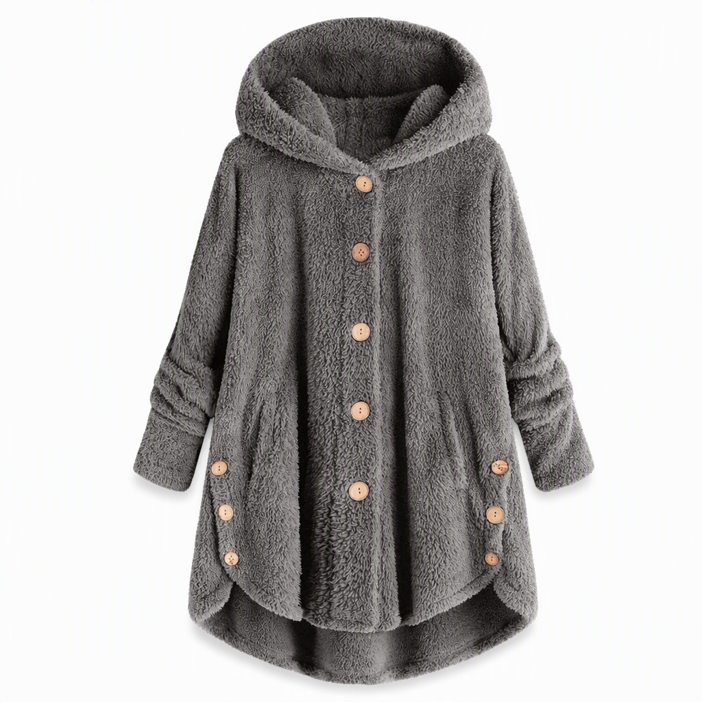 🖤Black Friday Sale:50% OFF🖤🌸Loose Plus-Size, Durable & Versatile🧥 Women's Fleece Hooded Coat