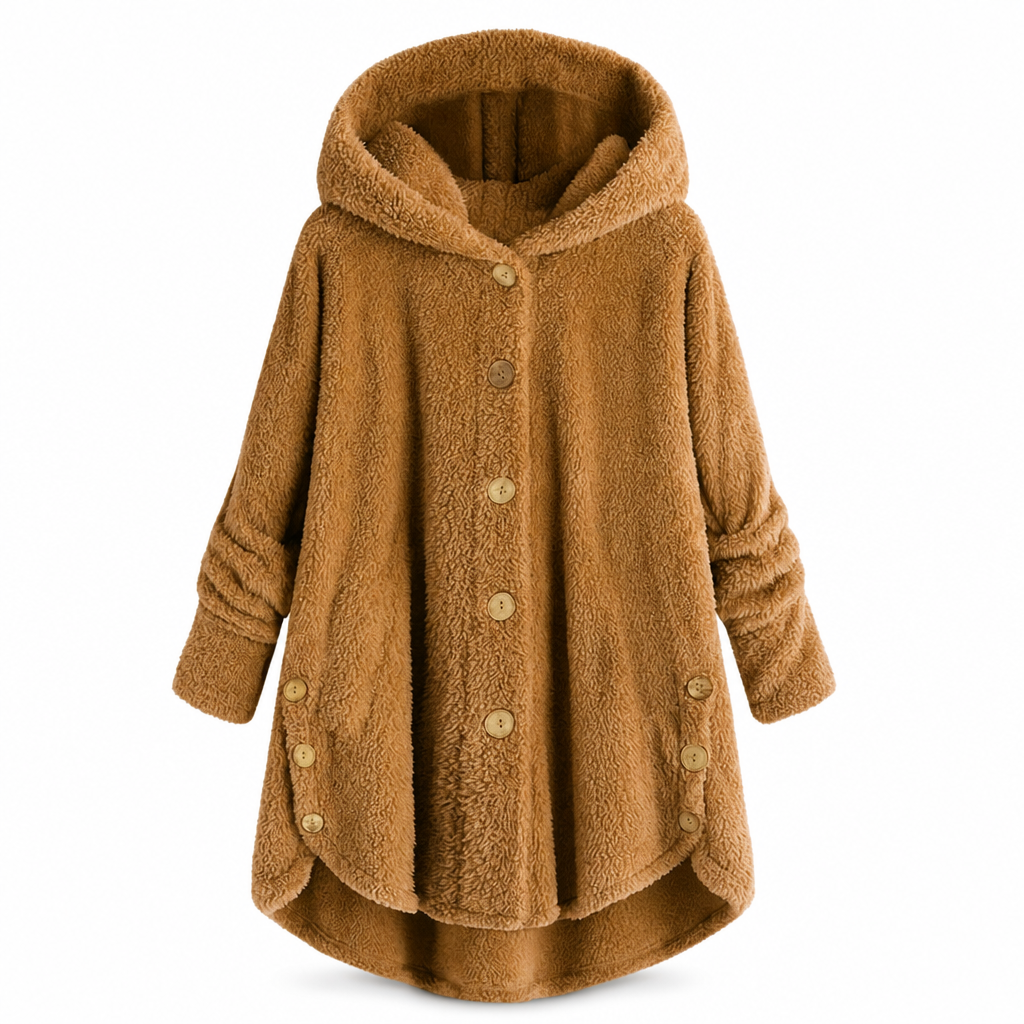 🖤Black Friday Sale:50% OFF🖤🌸Loose Plus-Size, Durable & Versatile🧥 Women's Fleece Hooded Coat