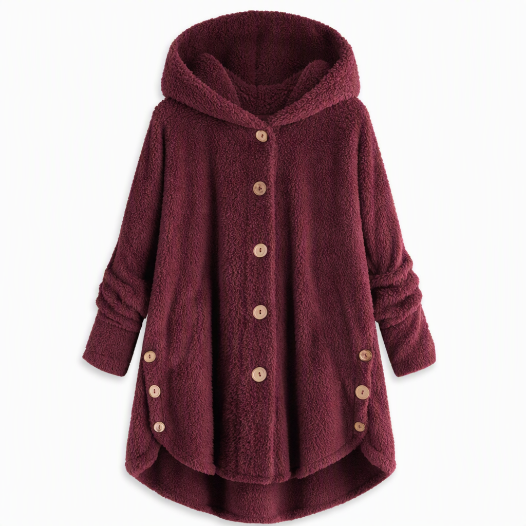 🖤Black Friday Sale:50% OFF🖤🌸Loose Plus-Size, Durable & Versatile🧥 Women's Fleece Hooded Coat