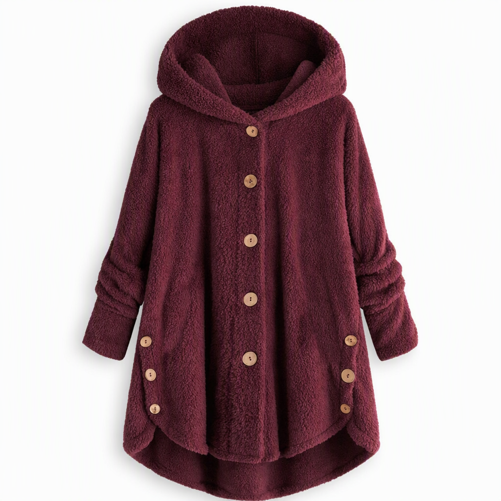 🖤Black Friday Sale:50% OFF🖤🌸Loose Plus-Size, Durable & Versatile🧥 Women's Fleece Hooded Coat