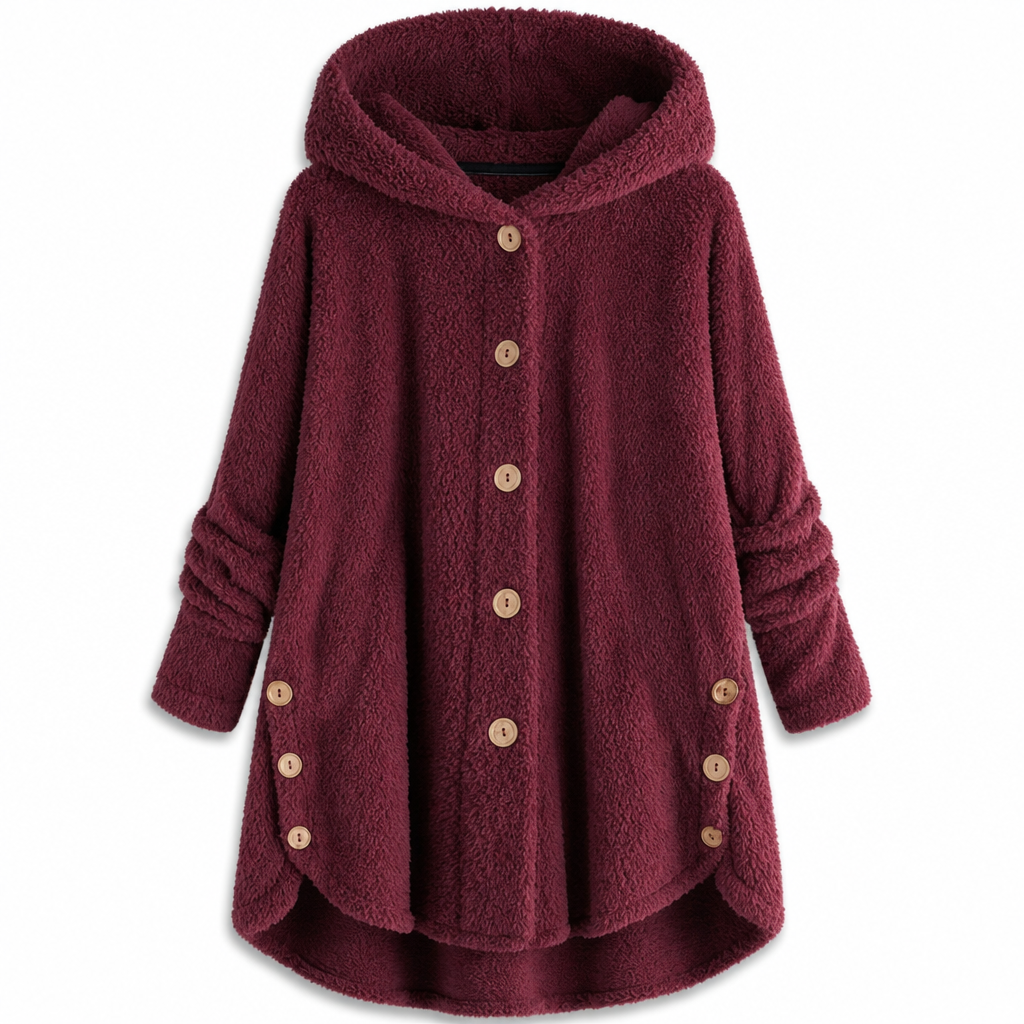 🖤Black Friday Sale:50% OFF🖤🌸Loose Plus-Size, Durable & Versatile🧥 Women's Fleece Hooded Coat