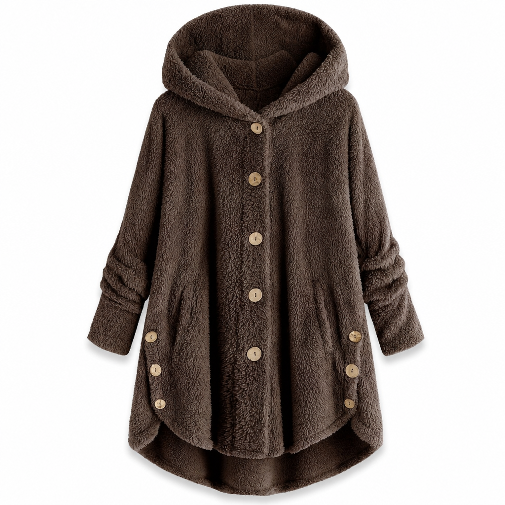 🖤Black Friday Sale:50% OFF🖤🌸Loose Plus-Size, Durable & Versatile🧥 Women's Fleece Hooded Coat