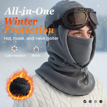 🖤Black Friday Sale:50% OFF🖤 ❄️ Thermal Balaclava Face Mask with Drawstring