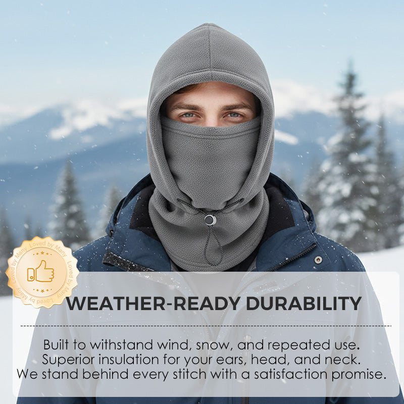 🖤Black Friday Sale:50% OFF🖤 ❄️ Thermal Balaclava Face Mask with Drawstring