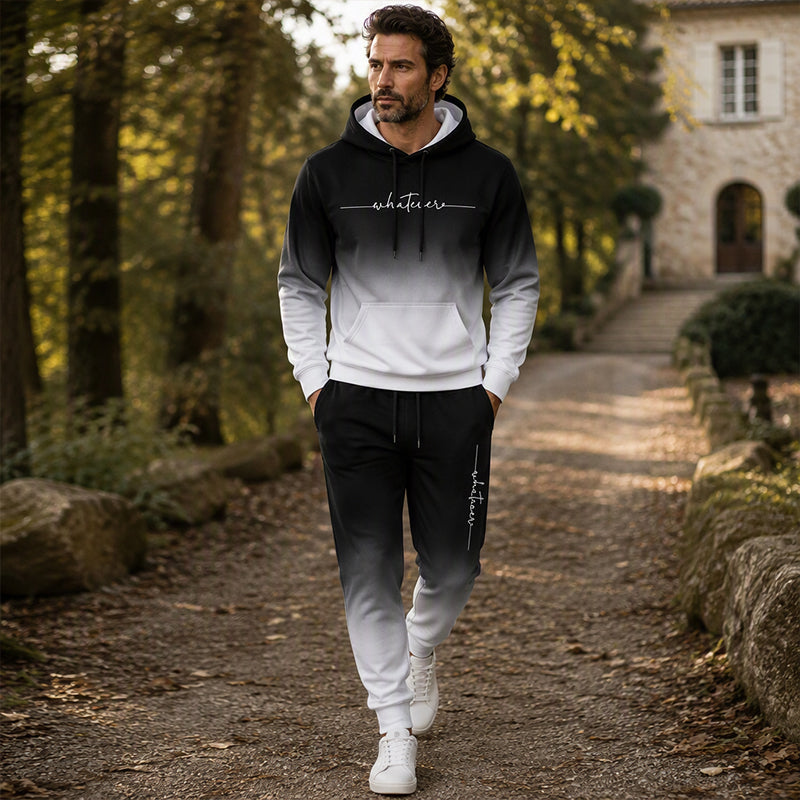 🖤Black Friday Sale:50% OFF🖤 🐅Men's Printed Hoodie & Sweatpants Set
