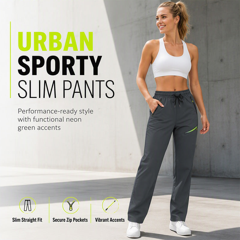 ⏳🖤Black Friday Sale:50% OFF🖤🔥Women’s Straight-Leg Cargo Trousers – Elastic Waist, 6-Pocket Casual Pants for Work, Travel & Everyday Wear 👖✨