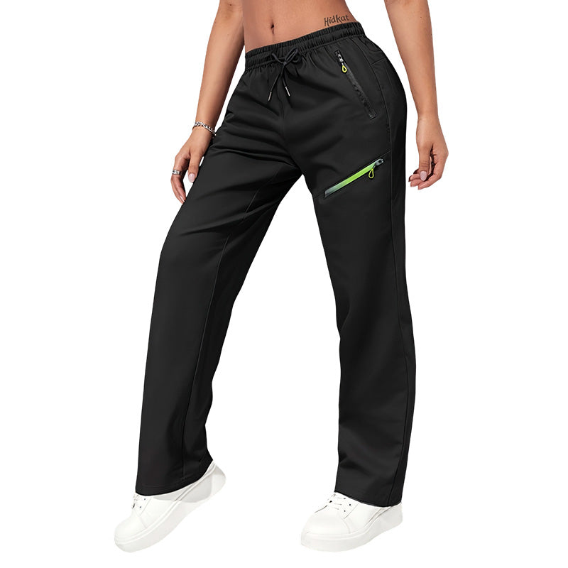 ⏳🖤Black Friday Sale:50% OFF🖤🔥Women’s Straight-Leg Cargo Trousers – Elastic Waist, 6-Pocket Casual Pants for Work, Travel & Everyday Wear 👖✨