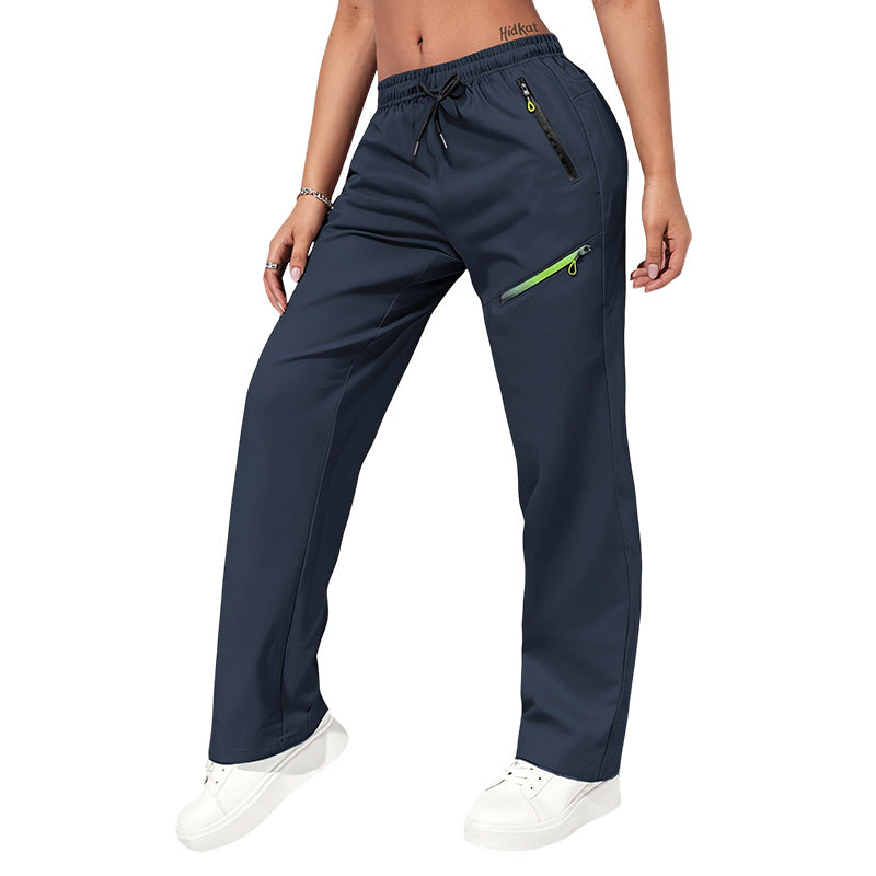 ⏳🖤Black Friday Sale:50% OFF🖤🔥Women’s Straight-Leg Cargo Trousers – Elastic Waist, 6-Pocket Casual Pants for Work, Travel & Everyday Wear 👖✨