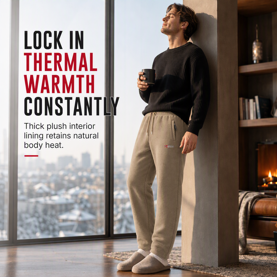 🖤Black Friday Sale:50% OFF🖤❄️Unisex Thickened Warm Fleece Pants