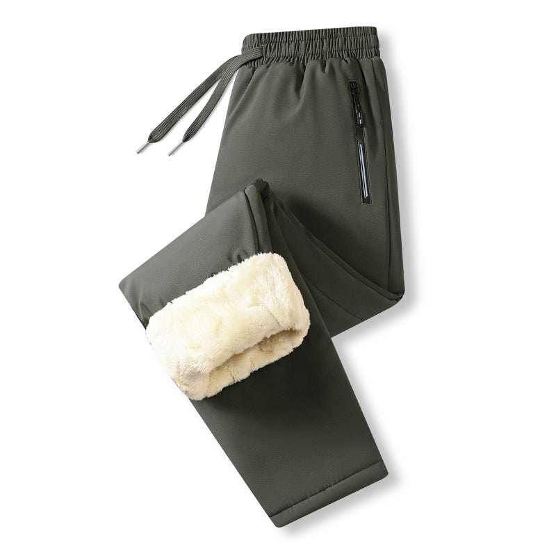 🖤Black Friday Sale:50% OFF🖤 Men's Warm-Lined Waterproof Pants with Drawstring