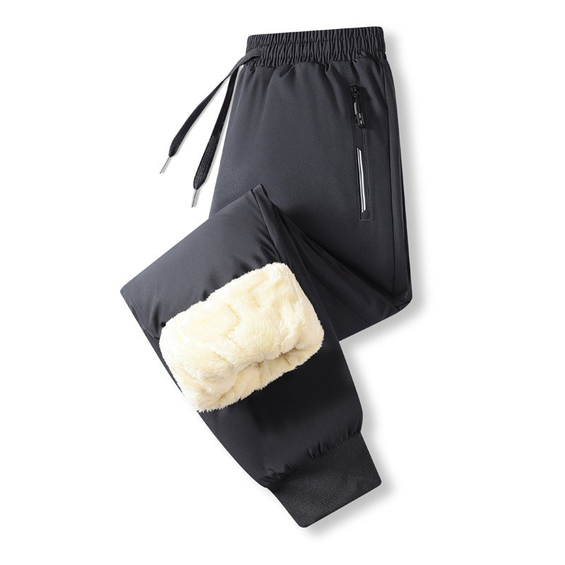 🖤Black Friday Sale:50% OFF🖤 Men's Warm-Lined Waterproof Pants with Drawstring