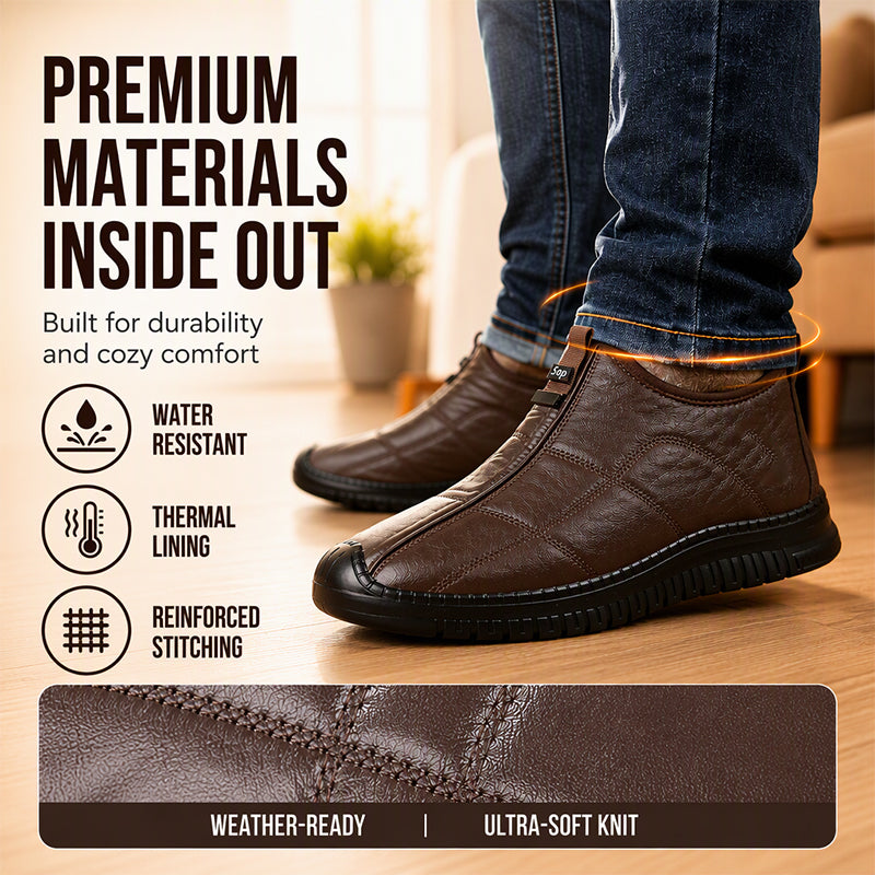 🖤Black Friday Sale:50% OFF🖤 Men's Plush-Lined Non-Slip Walking Shoes