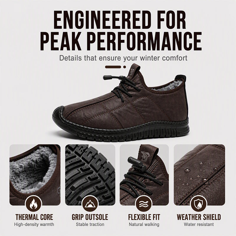 🖤Black Friday Sale:50% OFF🖤 Men's Plush-Lined Non-Slip Walking Shoes